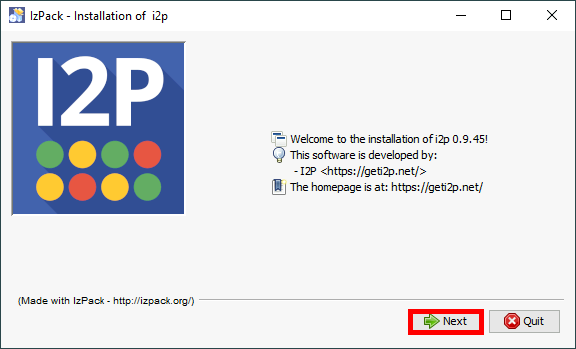 installation of i2p