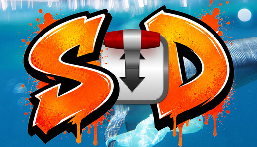 Logo du client BitTorrent Transmission avec une icône de téléchargement