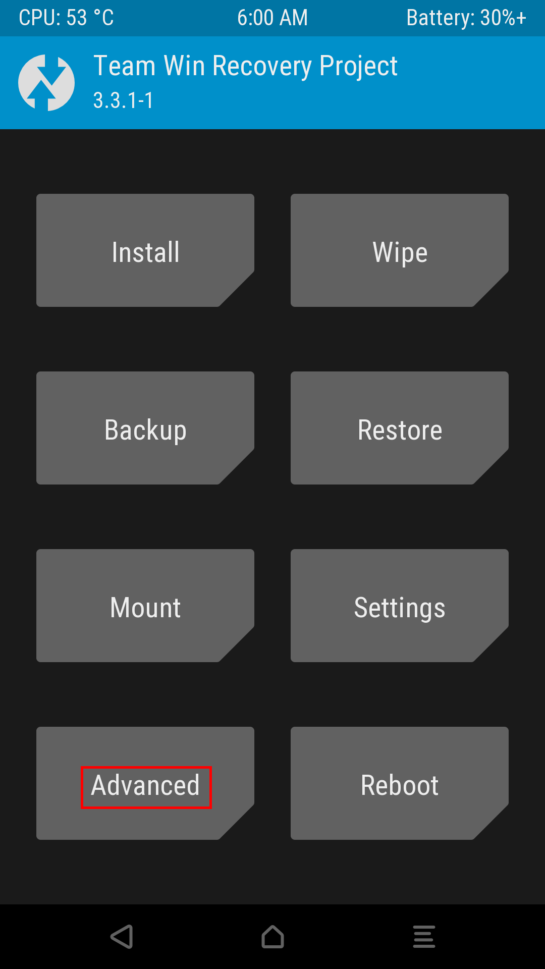 TWRP Advanced