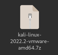 Kali Linux | kali-linux-2022.2-vmware-amd64.7z file