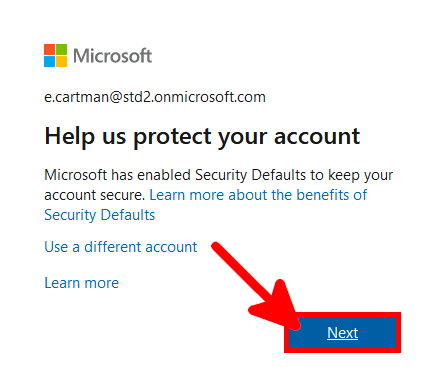Azure AD | Help us protect your account