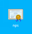 Image of a certificate on a Windows desktop.